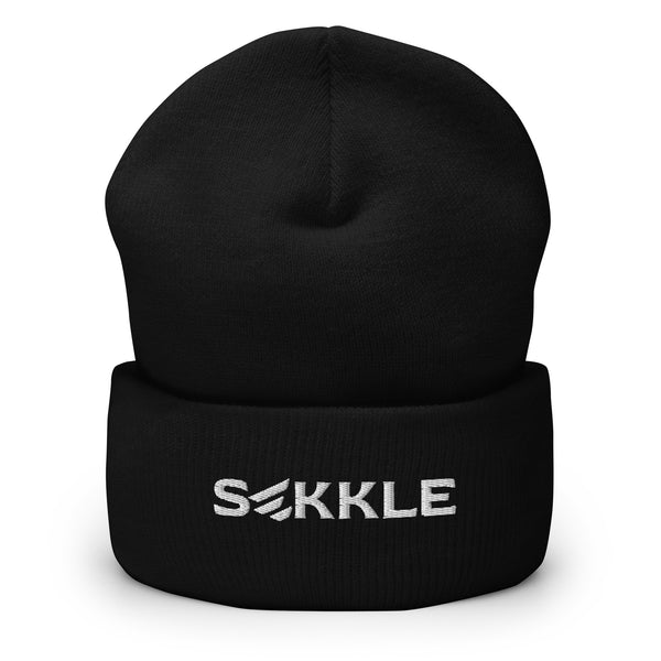 Sekkle Embroidered Cuffed Beanie