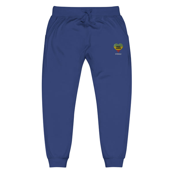 One Love Embroidered Fleece Sweatpants