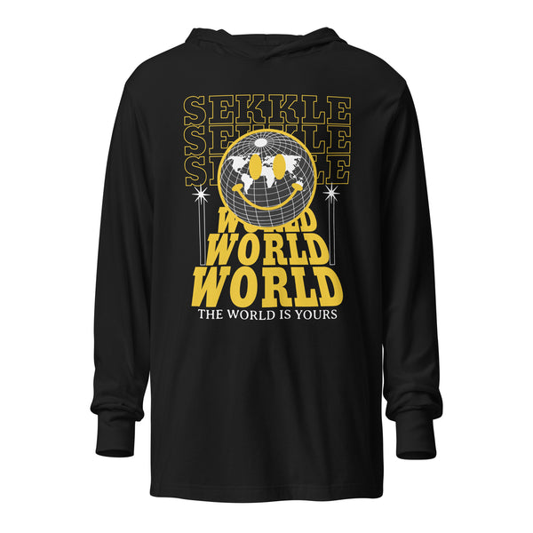 Sekkle World LS Hooded LS Tee