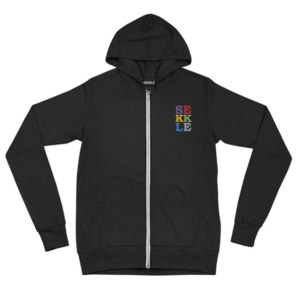 Sekkle Colourblock Zip Hoodie