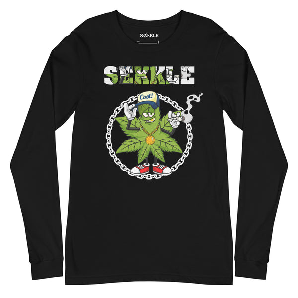 Smoke Green Trees LS T-Shirt