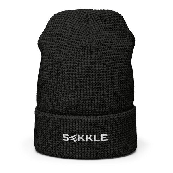 Sekkle Embroidered Waffle Beanie