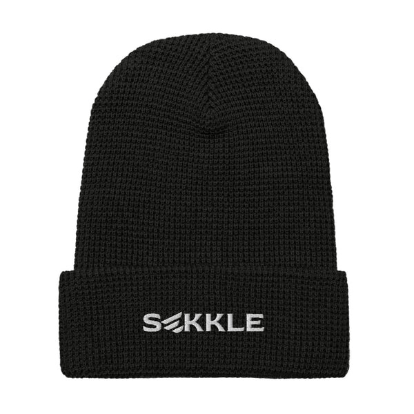 Sekkle Core Logo Embroidered Waffle Beanie