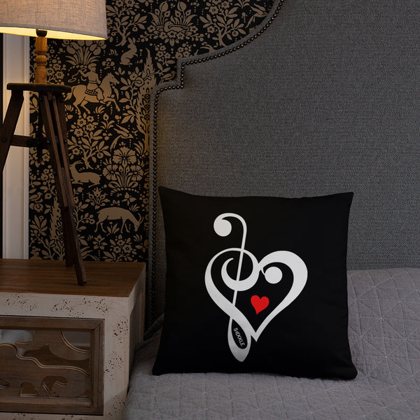 Heart Of Music Basic Pillow