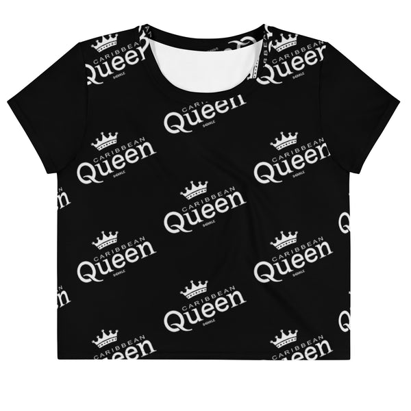 Caribbean Queen AOP Crop Tee