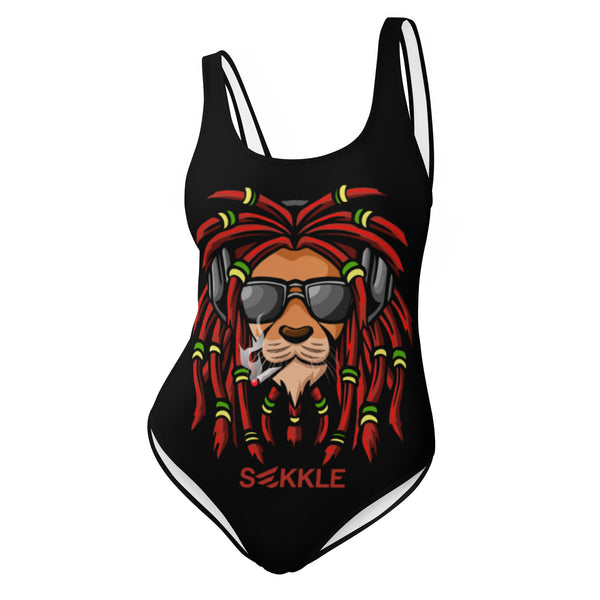 Rasta Lion One-Piece Swimsuit