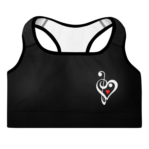 Heart Of Music Padded Sports Bra