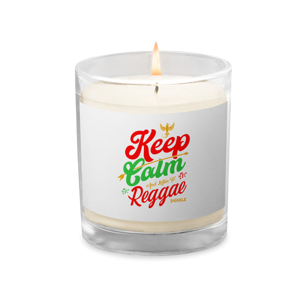 Keep Calm Glass Jar Soy Wax Candle