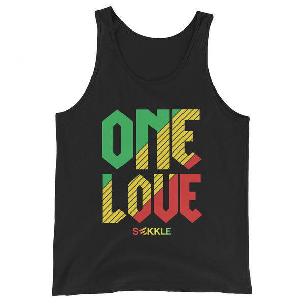 One Love Stripe Tank Top