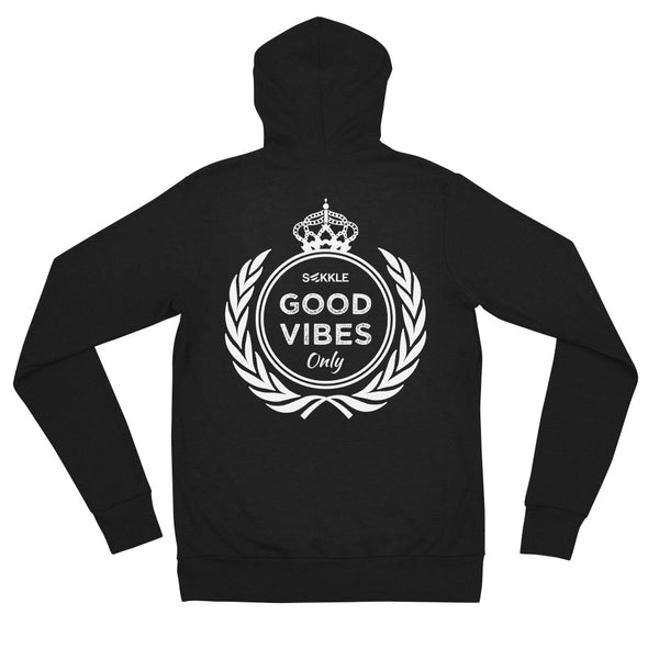 Good Vibes Only Zip Hoodie