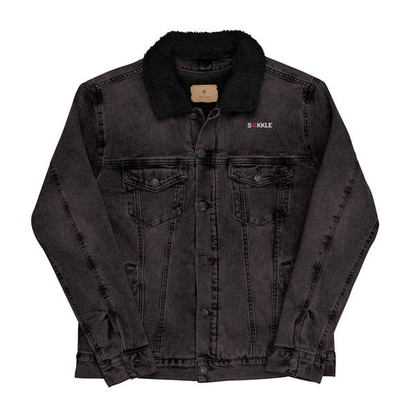 Logo Denim Sherpa Jacket