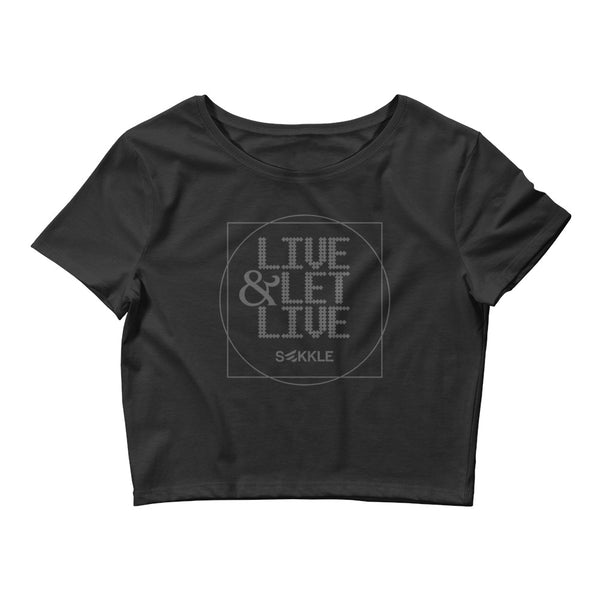 Live & Let Live Women’s Crop Tee