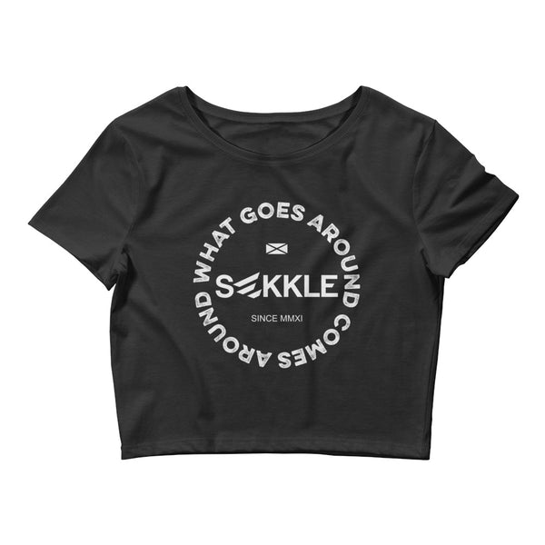 What Goes Around Women’s Crop Tee