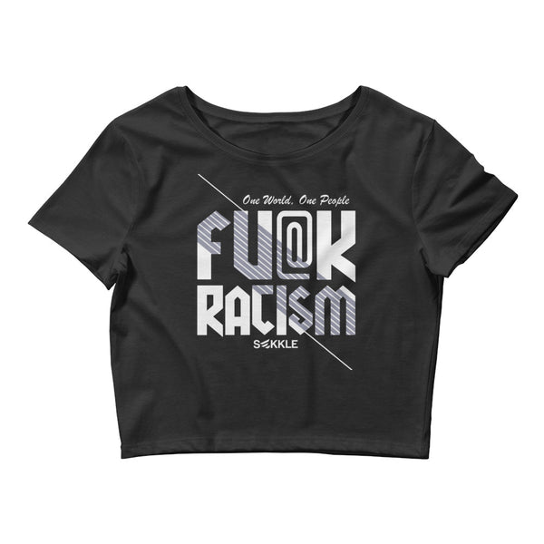 Fu@k Racism Women’s Crop Tee