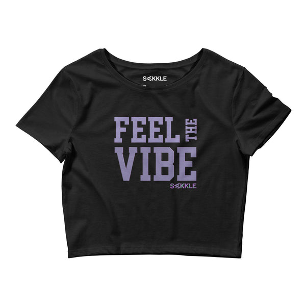 Feel The Vibe Women’s Crop Tee