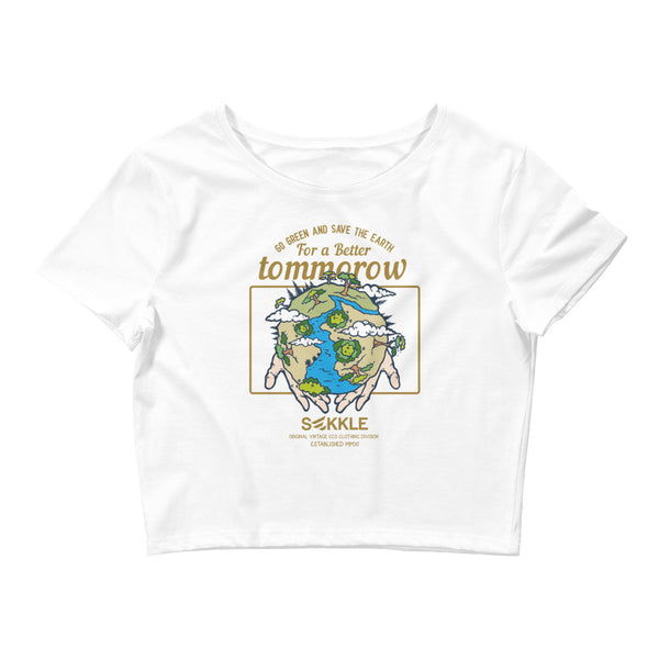 Save The Earth Women’s Crop Tee