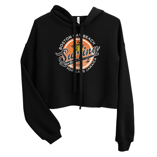 Boston Bay Surfing Crop Hoodie