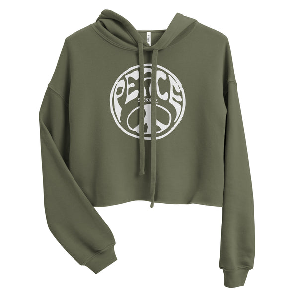 Sekkle Peace Crop Hoodie