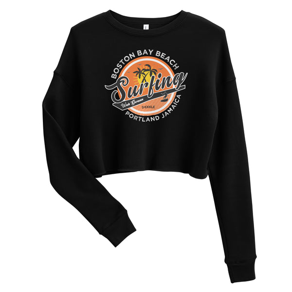 Boston Bay Surfing Crop Sweatshirt